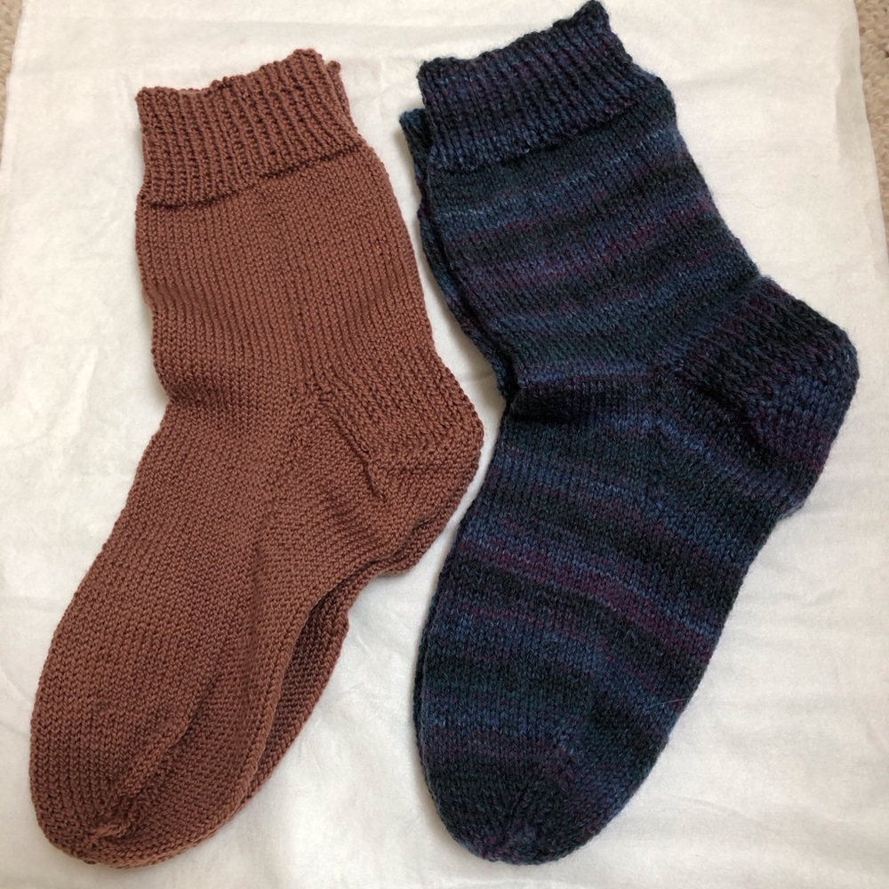 2 Pairs of HANDKNIT Socks